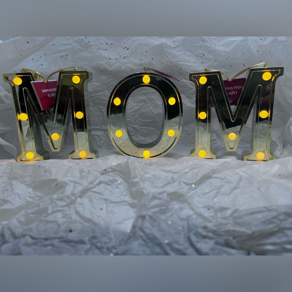 Light up initial ornament - Picture 2 of 2
